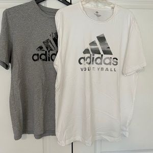 2 Men's Adidas Tee's